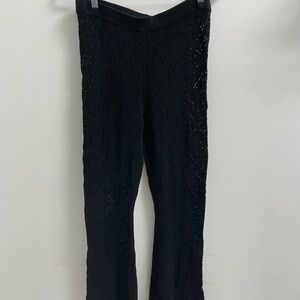 Miss Selfridge Black Knit Bathing Suit Cover up